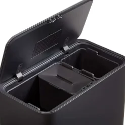 New Afvalemmer Pootjes Zwart Afvalbakken