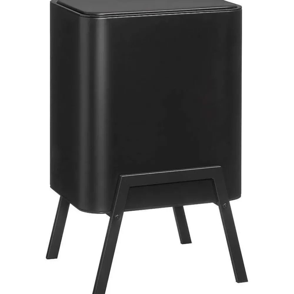 Online Afvalemmer 2X 12,5L Zwart Afvalbakken