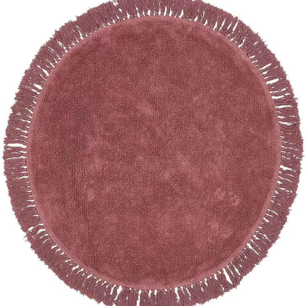 Fashion Badmat Rond Lila Badtextiel