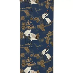Discount Behang Anna Blauw Vliesbehang