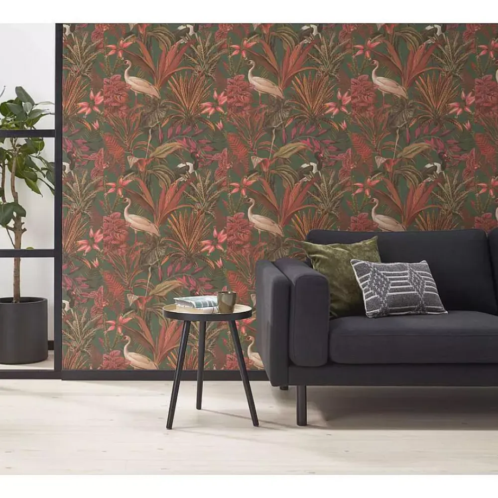 Flash Sale Behang Bowie Groen Vliesbehang