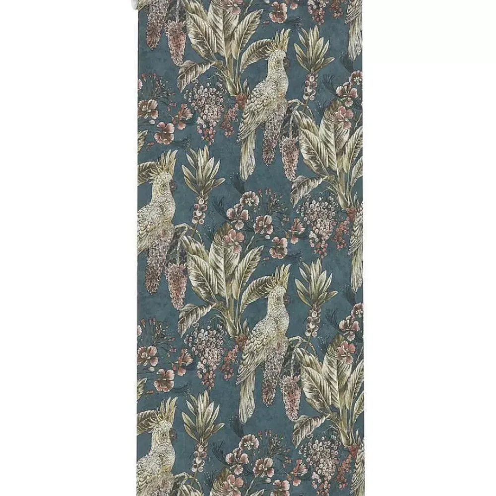 New Behang Frank Blauw Vliesbehang