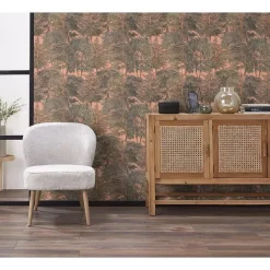 Clearance Behang Ismene Groen Vliesbehang