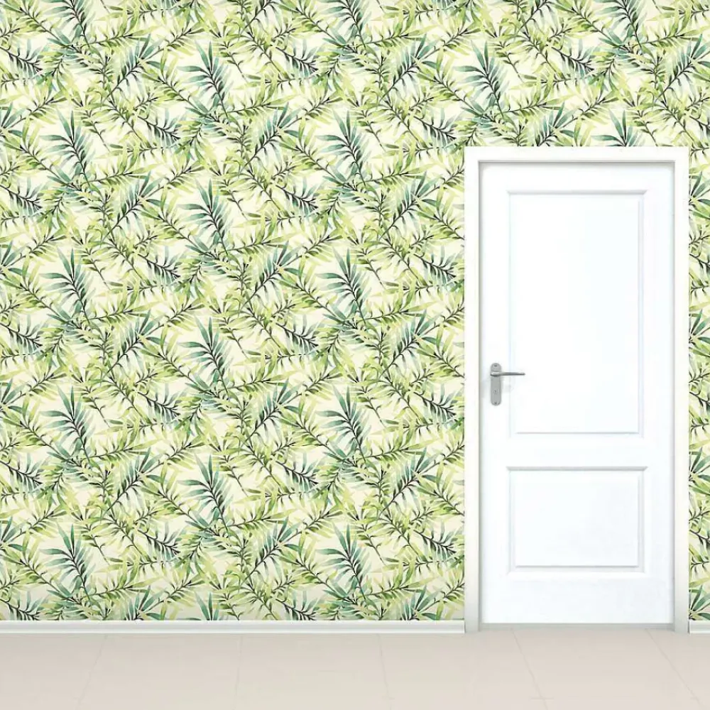 Discount Behang Lente Groen Vliesbehang