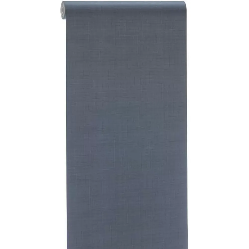 Sale Behang Lina Blauw Vliesbehang