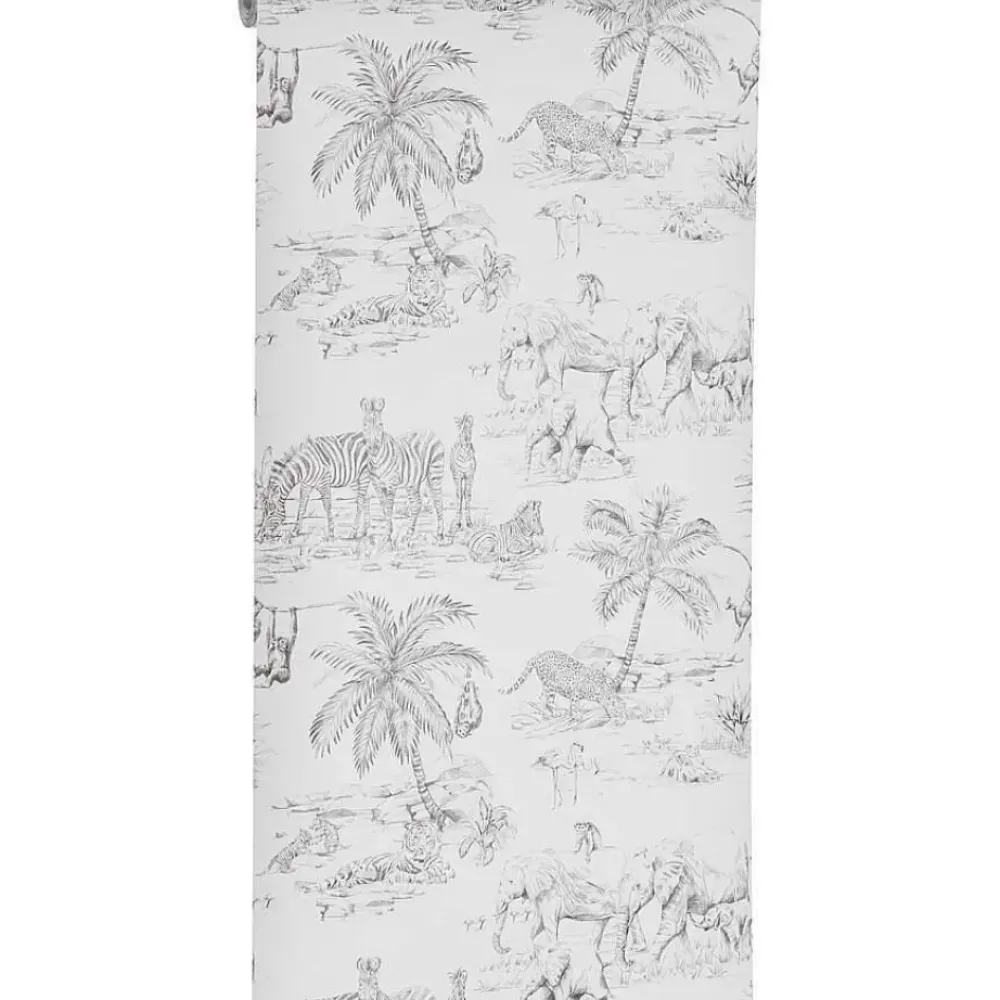Flash Sale Behang Marcel Grijs Vliesbehang