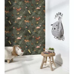 New Behang Max Groen Vliesbehang