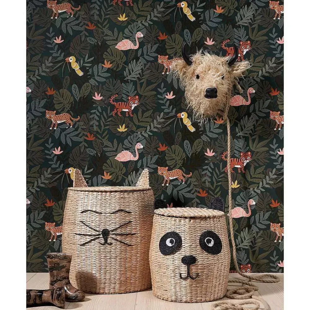 New Behang Max Groen Vliesbehang