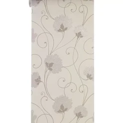 Sale Behang Romy Beige Vliesbehang