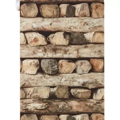 Outlet Behang Stor Bruin Vliesbehang