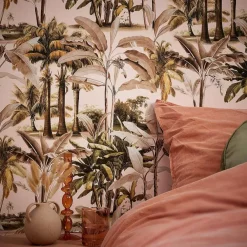 Store Behang Suus Roze Vliesbehang