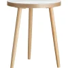 New Bijzettafel Treviso Wit - 40 Cm Bijzettafels