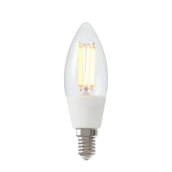 Discount Smart Led-Kaarslamp - Transparant - 4,5W Lichtbronnen