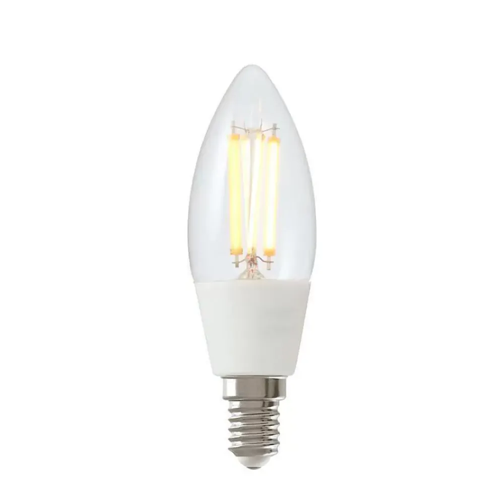 Discount Smart Led-Kaarslamp - Transparant - 4,5W Lichtbronnen