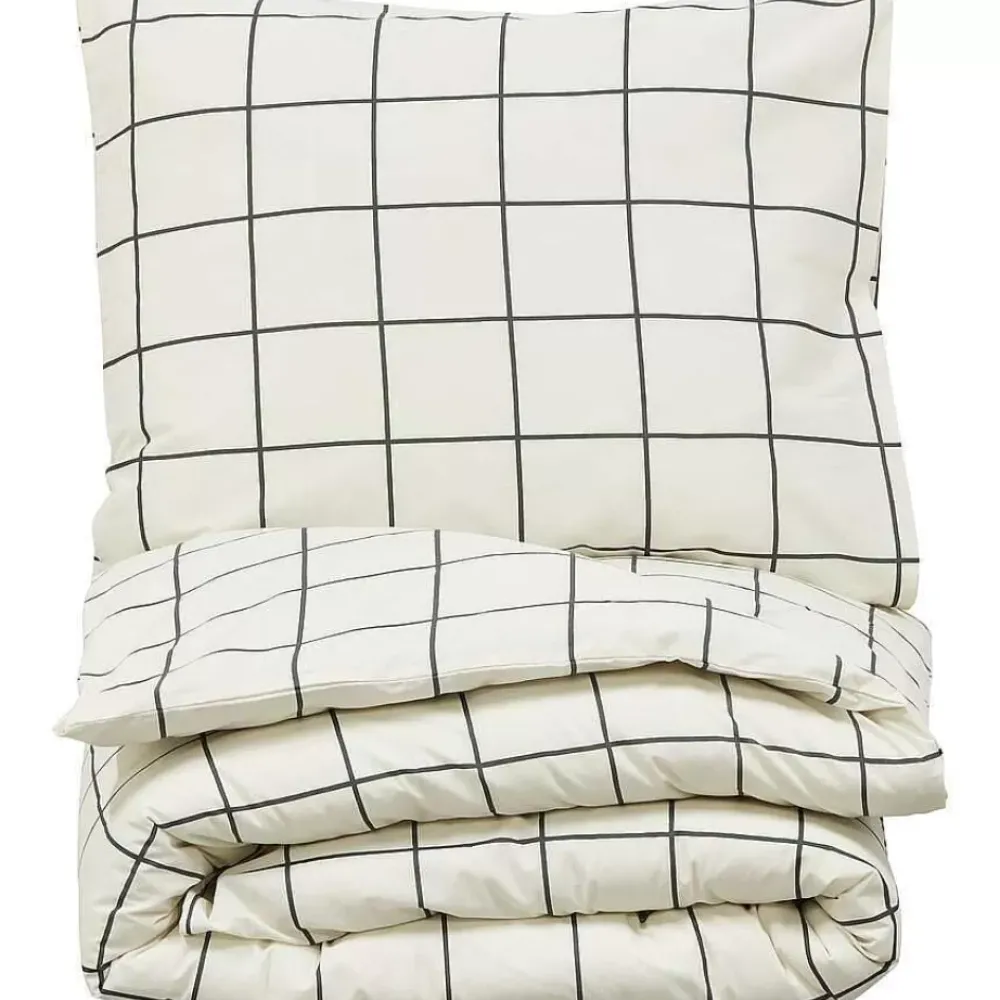 Flash Sale Dekbedovertrek Emma Wit - 140X200 Cm Beddengoed
