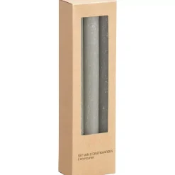 Best Sale Dinerkaars Rustiek Lichtgroen 6 Stuks Kaarsen & Theelichten