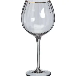 Best Sale Gin Glas Ribbel Grijs Glazen & Mokken