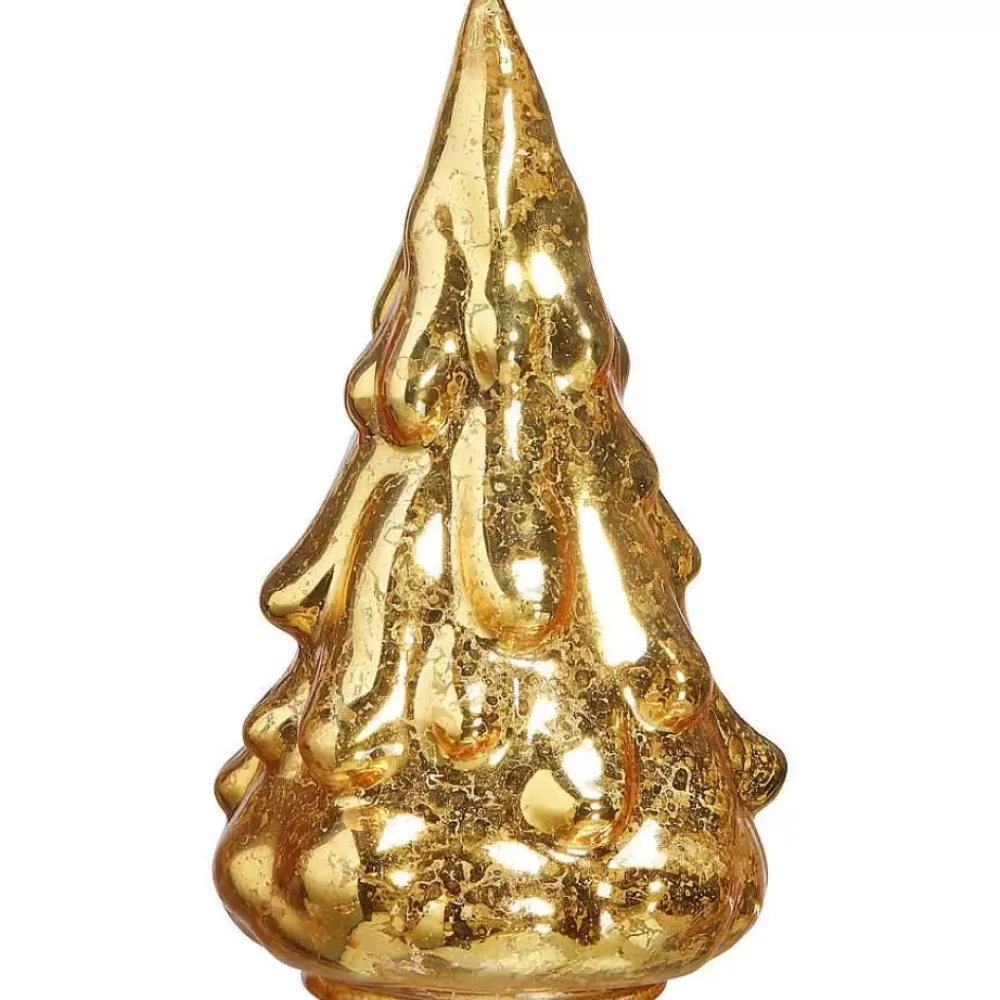 Clearance Glazen Kerstboom Goud Kerstdecoratie