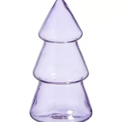 Store Glazen Kerstboom Lila Kerstdecoratie