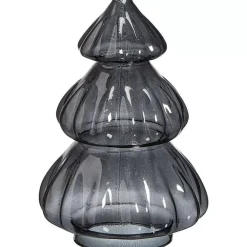 Clearance Glazen Kerstboom Smoke Grijs Kerstdecoratie