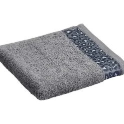 Store Handdoek Panter Antraciet - 100X50 Cm Badtextiel