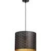 Cheap Hanglamp Hermu Zwart Goud Hanglampen