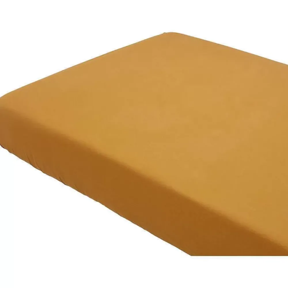 Fashion Hoeslaken Katoen Oker - 90X200 Cm Beddengoed
