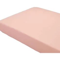Best Hoeslaken Katoen Roze - 80X200 Cm Beddengoed