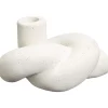 Discount Kandelaar Knoop Wit Kandelaars