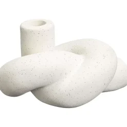 Discount Kandelaar Knoop Wit Kandelaars