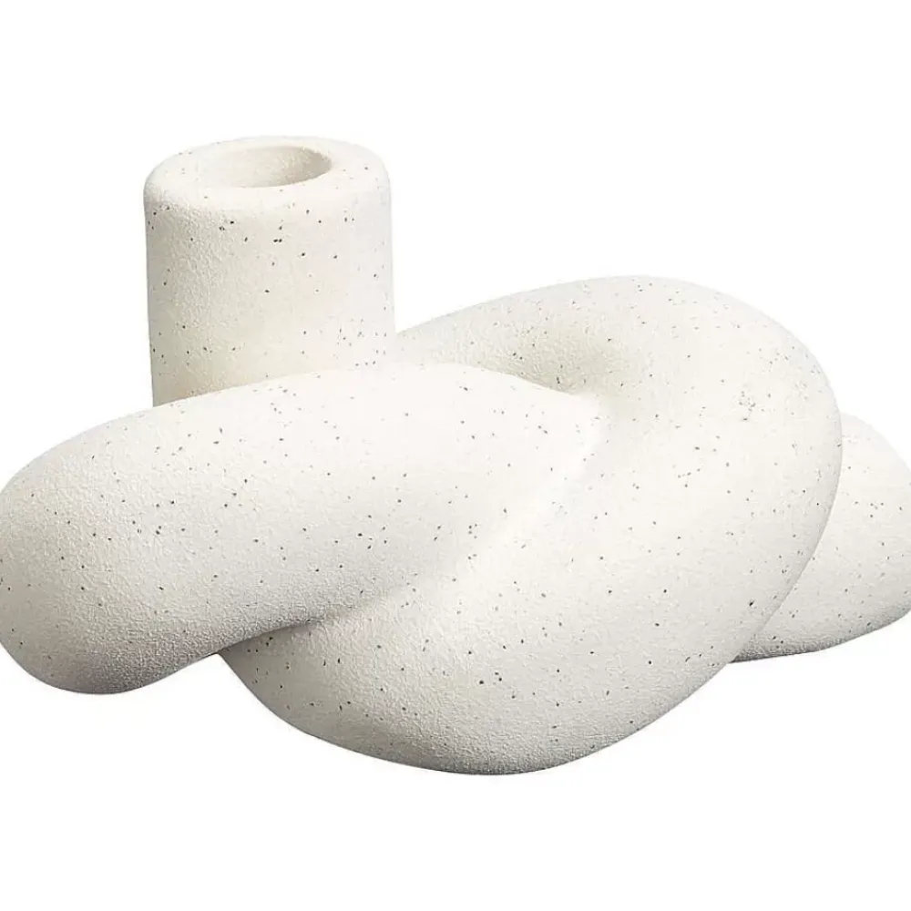 Discount Kandelaar Knoop Wit Kandelaars