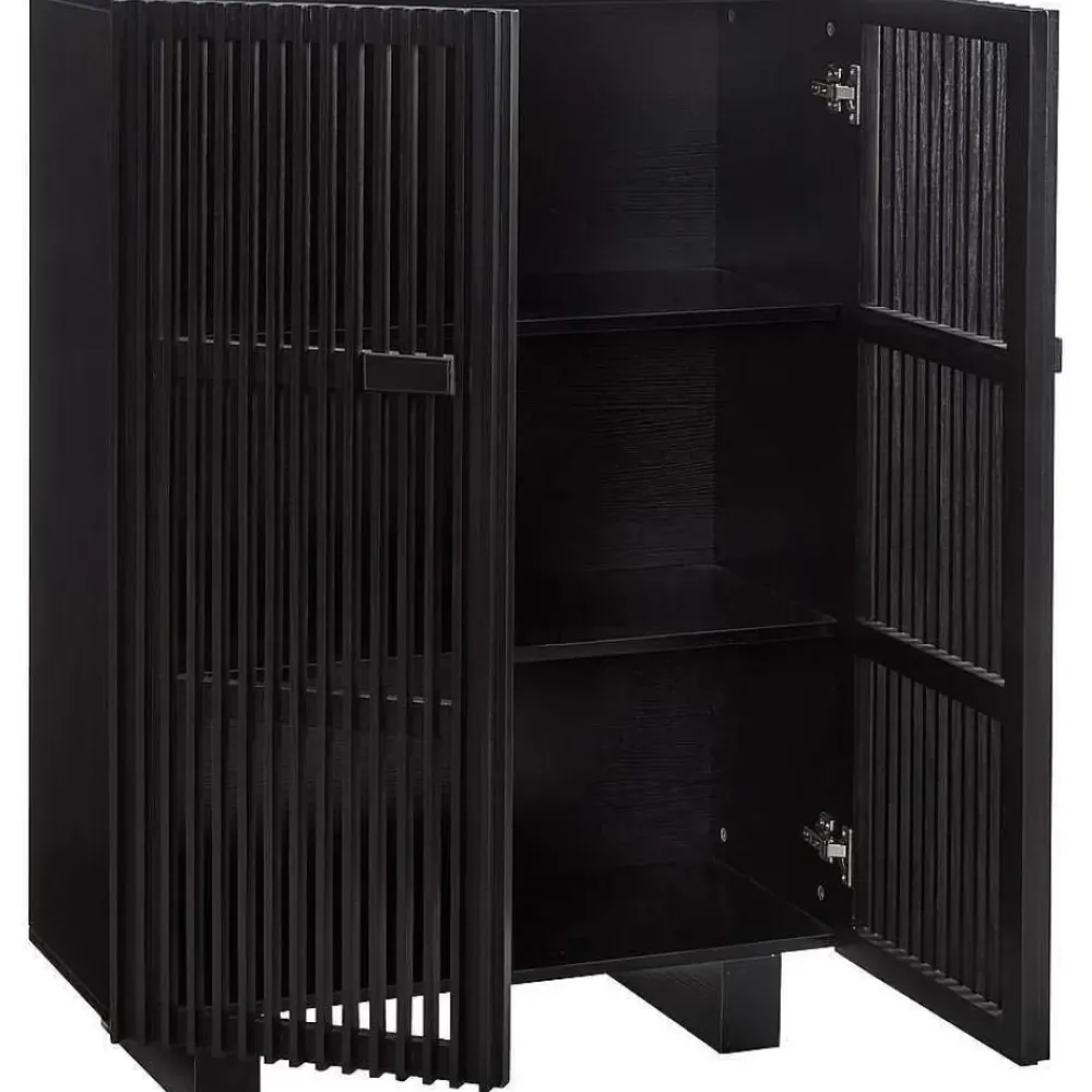Best Kast Brindisi Zwart - M Buffetkasten
