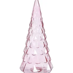 New Kerstboom Glas Roze Kerstdecoratie