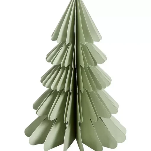 Discount Kerstboom Papier Lichtgroen Kerstdecoratie