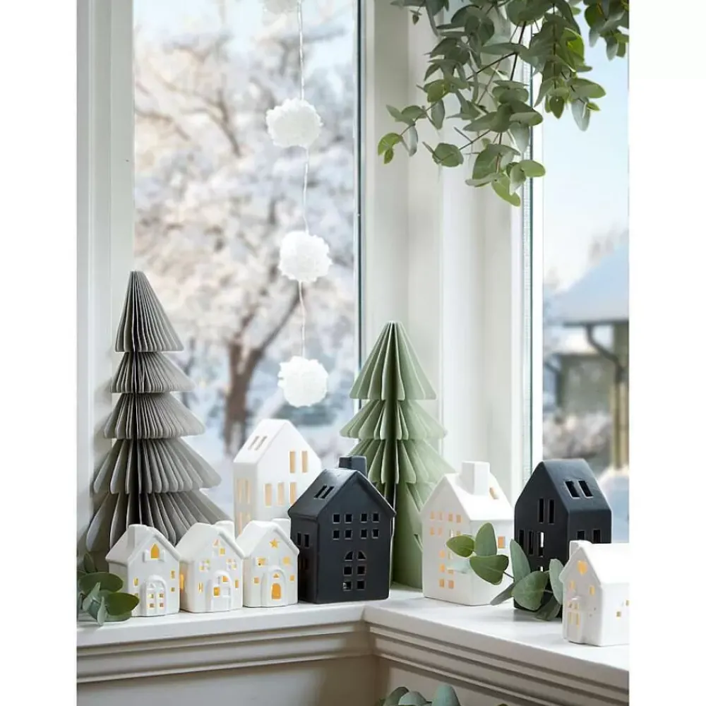 Discount Kerstboom Papier Lichtgroen Kerstdecoratie