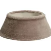 Hot Kerstboomrok Pluche Taupe Kerstboomrokken