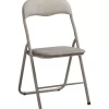 Cheap Klapstoel Tesca Taupe Stoelen