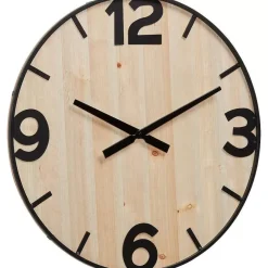 New Klok Murton Zwart Naturel Klokken