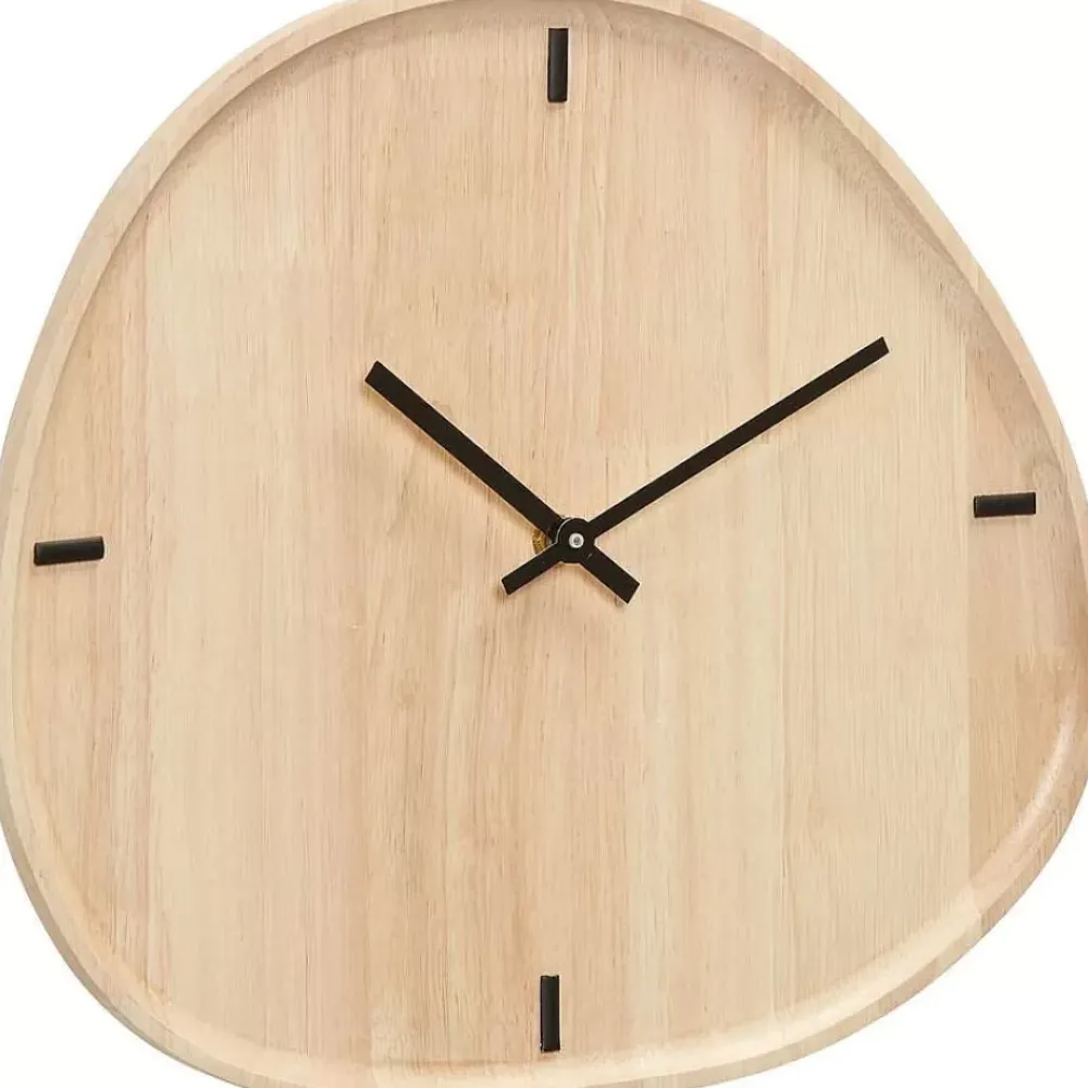 New Klok Wood Naturel Klokken