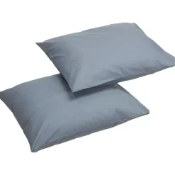 Discount Kussensloop Katoen Blauw - 60X70 Cm Beddengoed