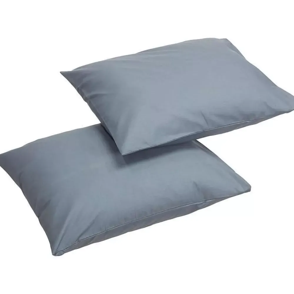 Discount Kussensloop Katoen Blauw - 60X70 Cm Beddengoed