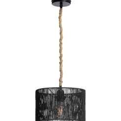 Discount Lampenkap Ara Zwart Hanglampen