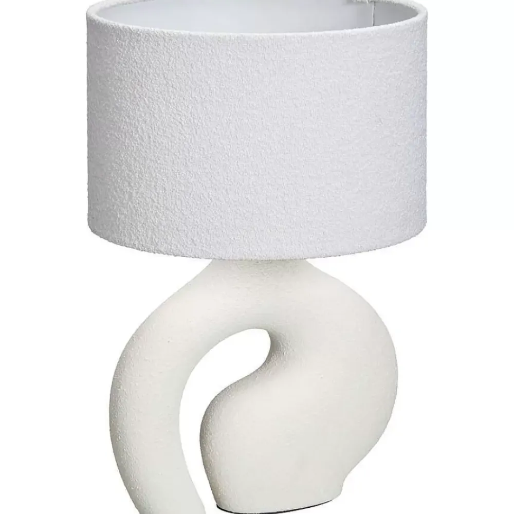 Clearance Lampenkap Boucle 25Cm Wit Lampenkappen