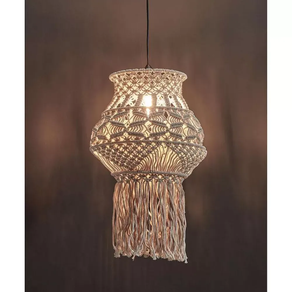 Hot Lampenkap Macrame Naturel Hanglampen