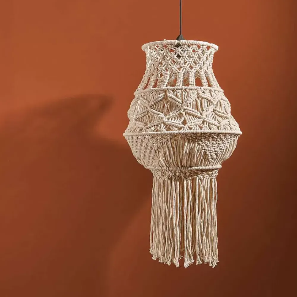 Hot Lampenkap Macrame Naturel Hanglampen