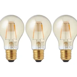 Hot Led Lamp Goud 3 Stuks 60 Mm Lichtbronnen
