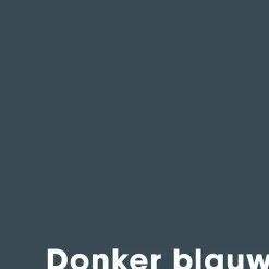 Outlet Muurverf Mat Donker Blauw - 1 L Muurverf