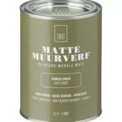 Shop Muurverf Mat Donker Groen - 1 L Muurverf