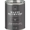 Cheap Muurverf Mat Zwart - 1 L Muurverf