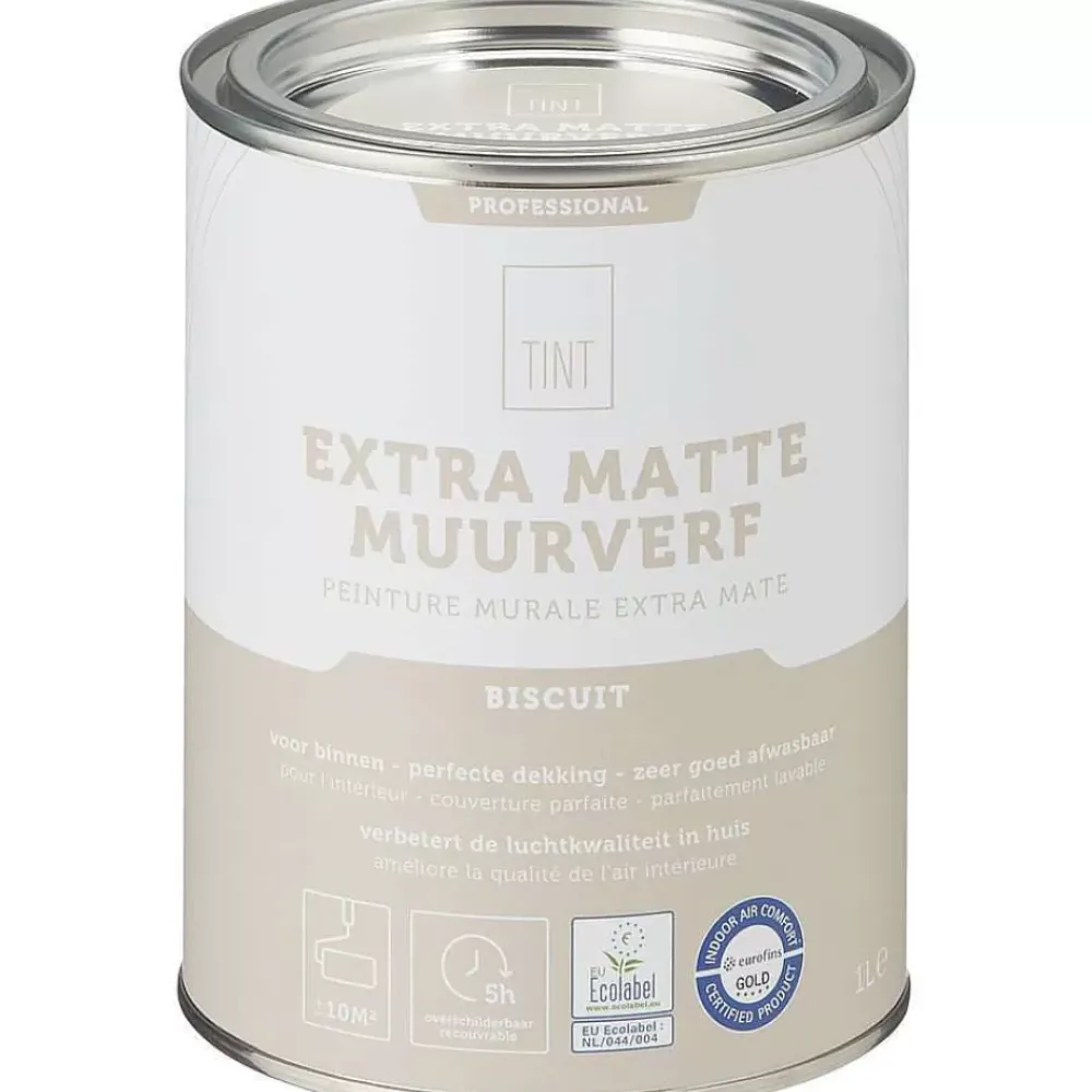 Clearance Muurverf Professional Biscuit - 1 L Muurverf